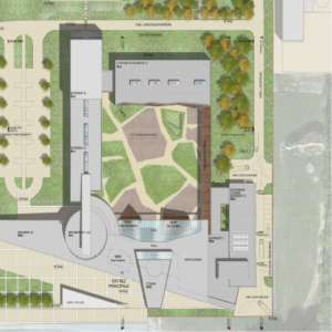 Vue aérienne du projet